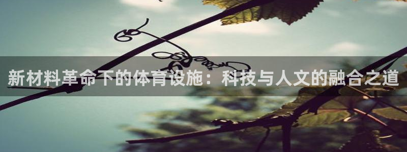 凯捷体育开户：新材料革命下的体育设施：科技与人文的融