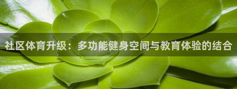 凯捷体育招商电话号码是多少啊：社区体育升级：多功能健