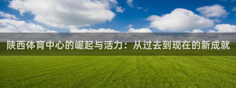 凯捷体育平台APP：陕西体育中心的崛起与活力：从过去到现在的