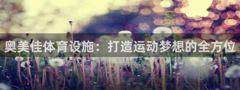德国凯捷体育集团：奥美佳体育设施：打造运动梦想的全方