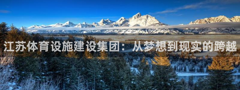 凯捷体育娱乐：江苏体育设施建设集团：从梦想到现实的跨越