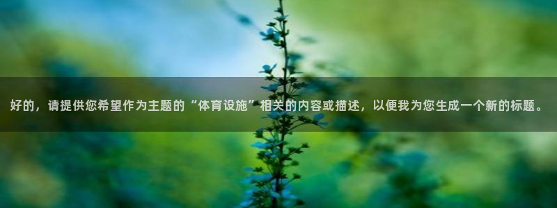 凯捷体育官方：好的，请提供您希望作为主题的“体育设施”相关的 