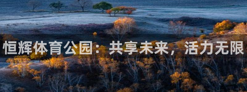 凯捷体育平台APP：恒辉体育公园：共享未来，活力无限 